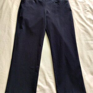 CHICO's Dark Blue Tummy Control CROPPED Pant Sz 1P